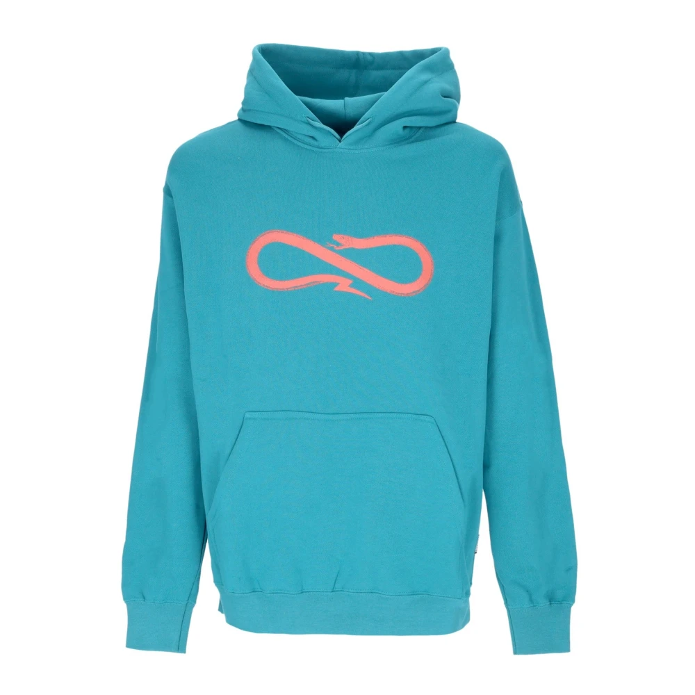 Propaganda Petrol Logo Hoodie Sweatshirt met lange mouwen Blue Heren