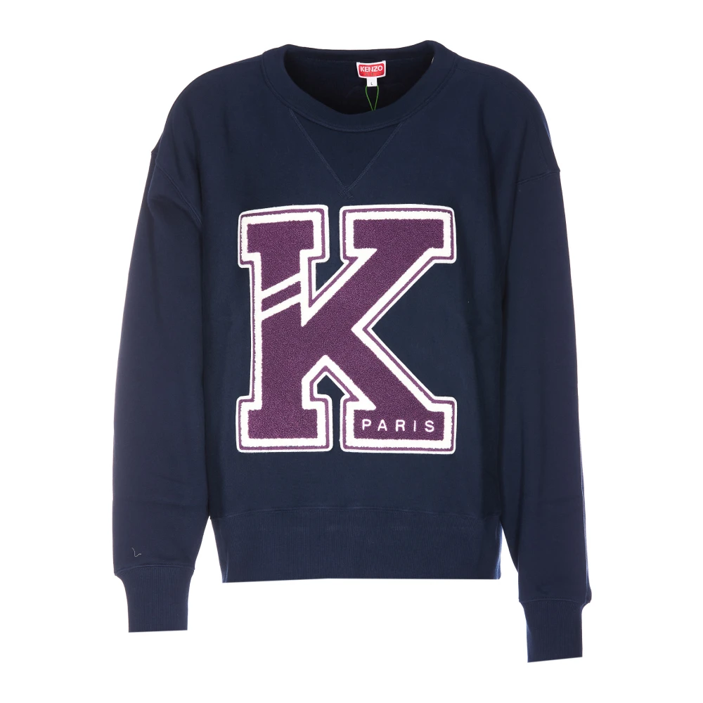 Kenzo, Kenzo Sweaters Blue Blue, male, Size: L