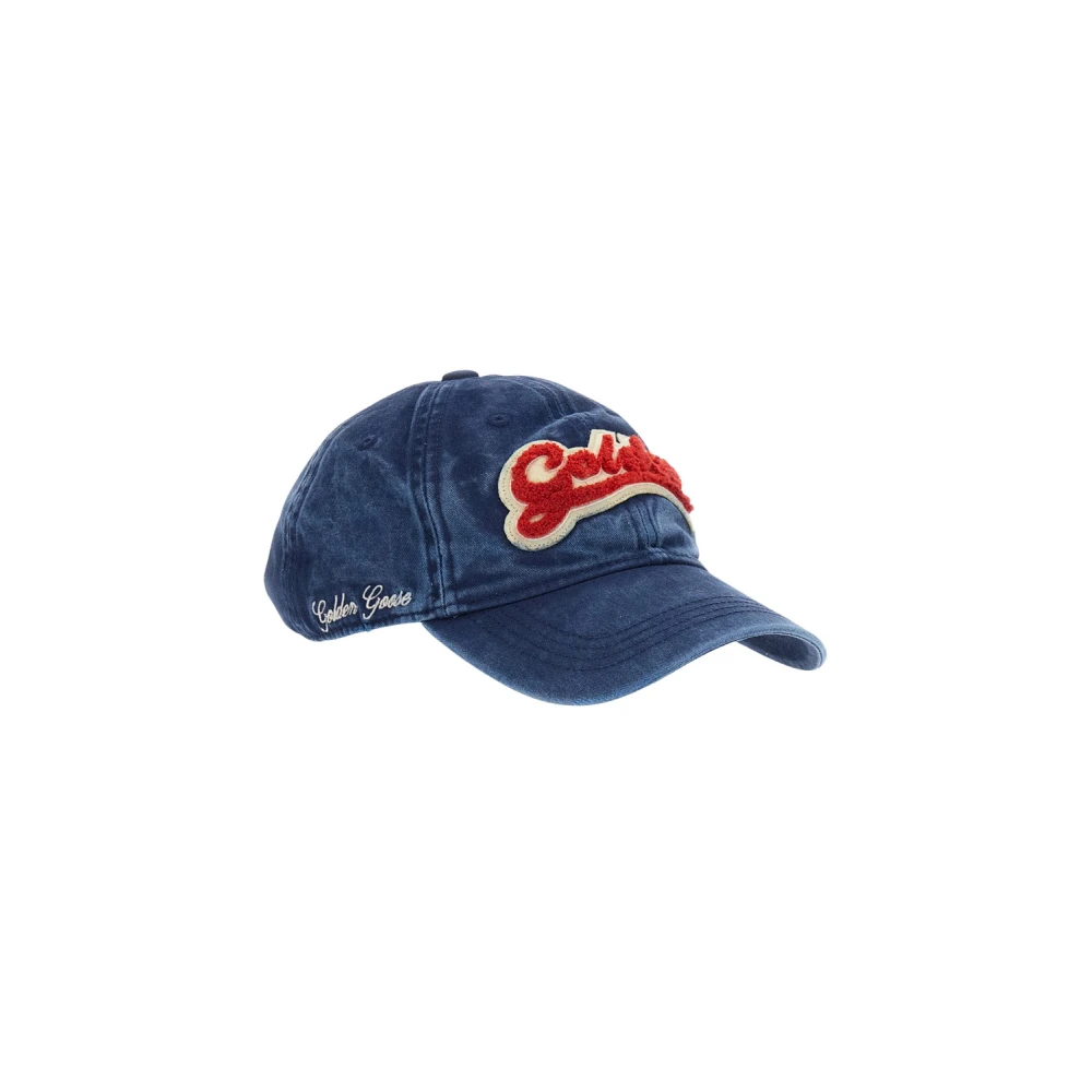 Golden Goose Blue Cotton Cap (Baseball Hat) - UNI - Image 2