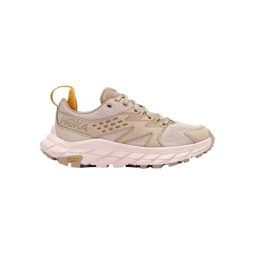 Hoka One One Kontrasterande låga sneakers Beige, Dam