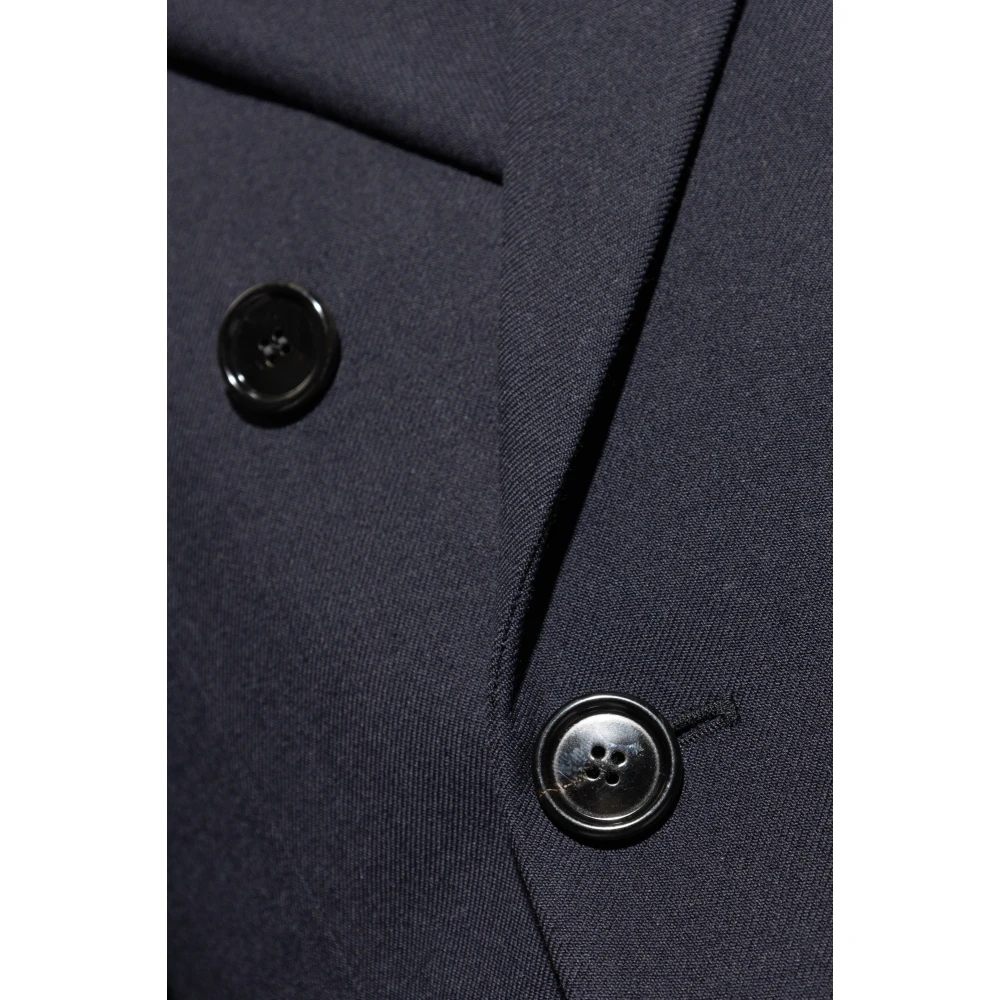 Ami Paris Dubbelrijige blazer Blue Heren