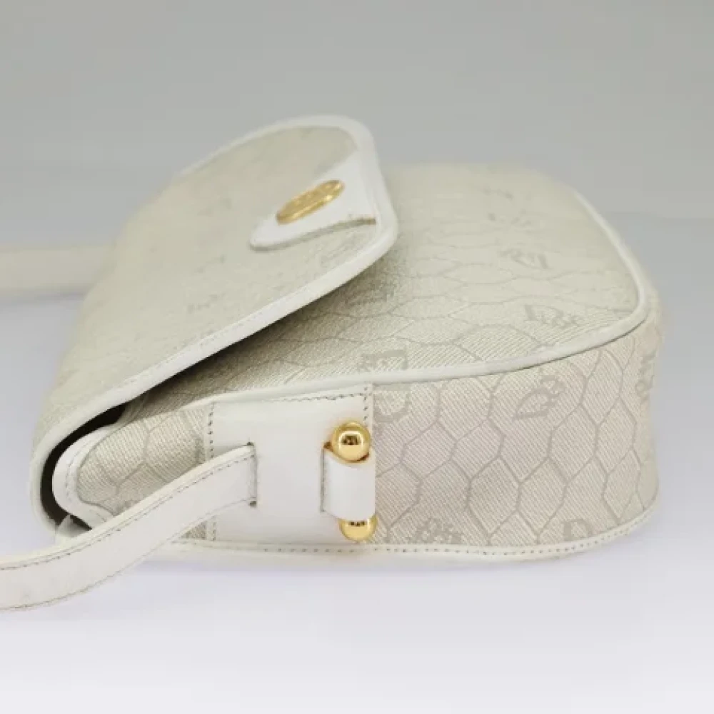 Dior Vintage Pre-owned Canvas dior-bags Beige Dames