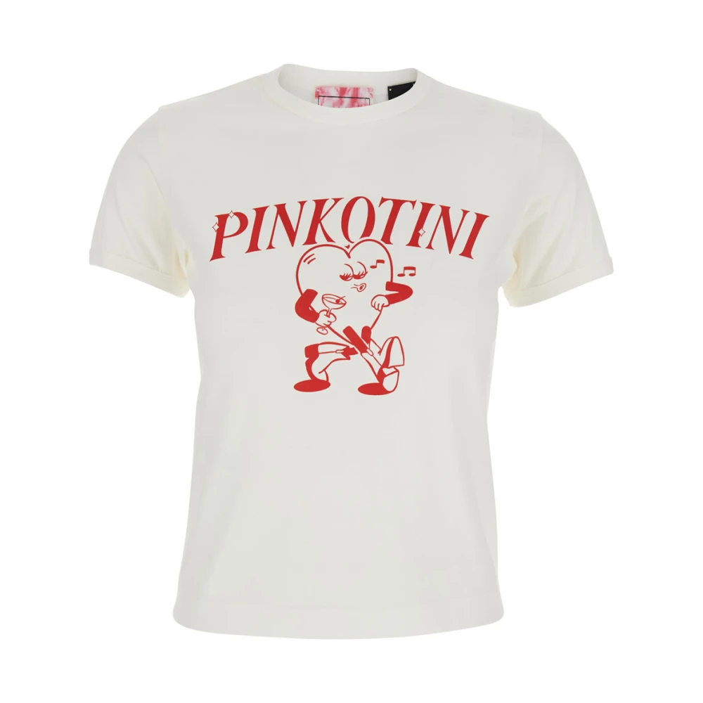 Pinko Women's White T-Shirts, L, Intenso T-Shirt Jersey St