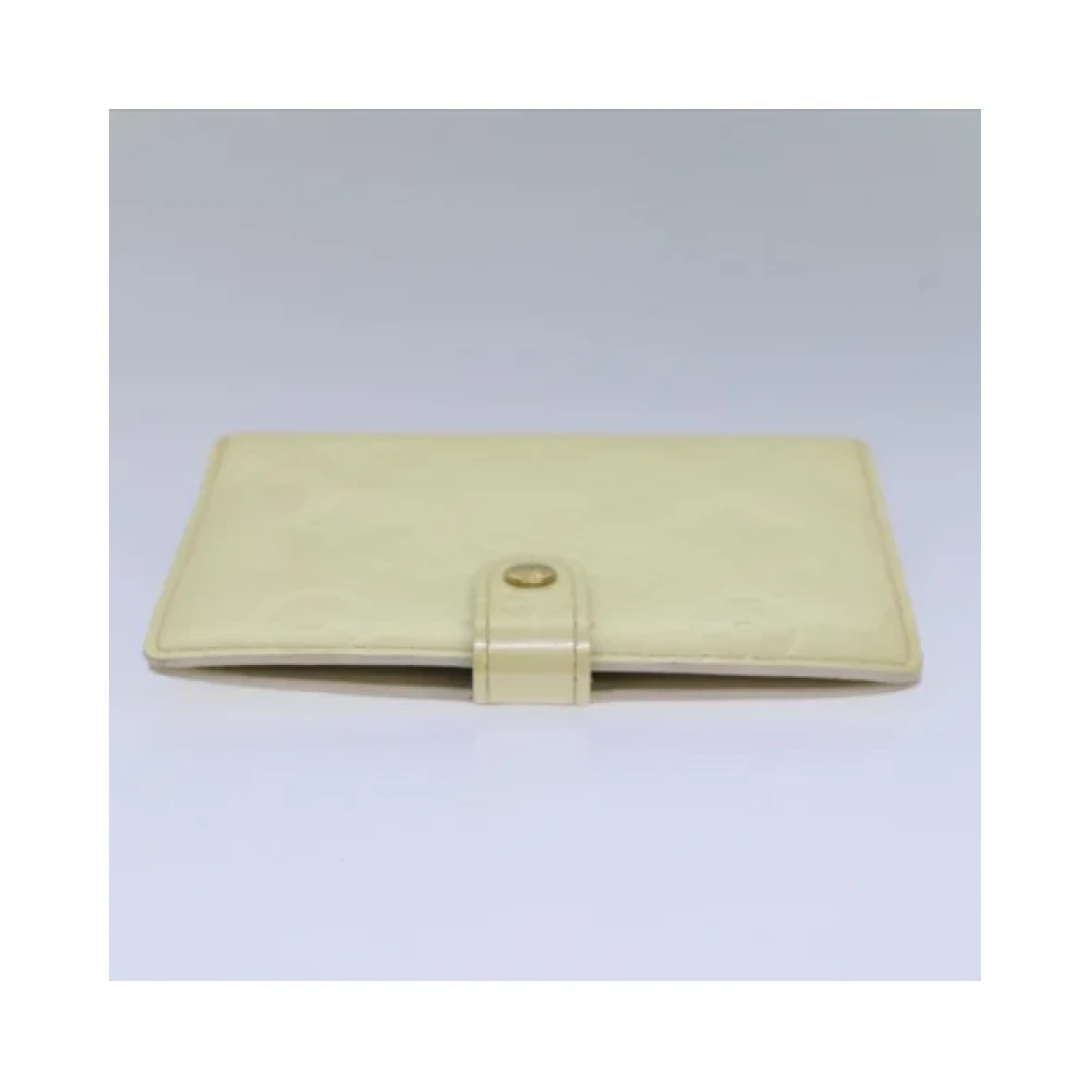 Louis Vuitton Vintage Pre-owned Leather home-office Beige Dames