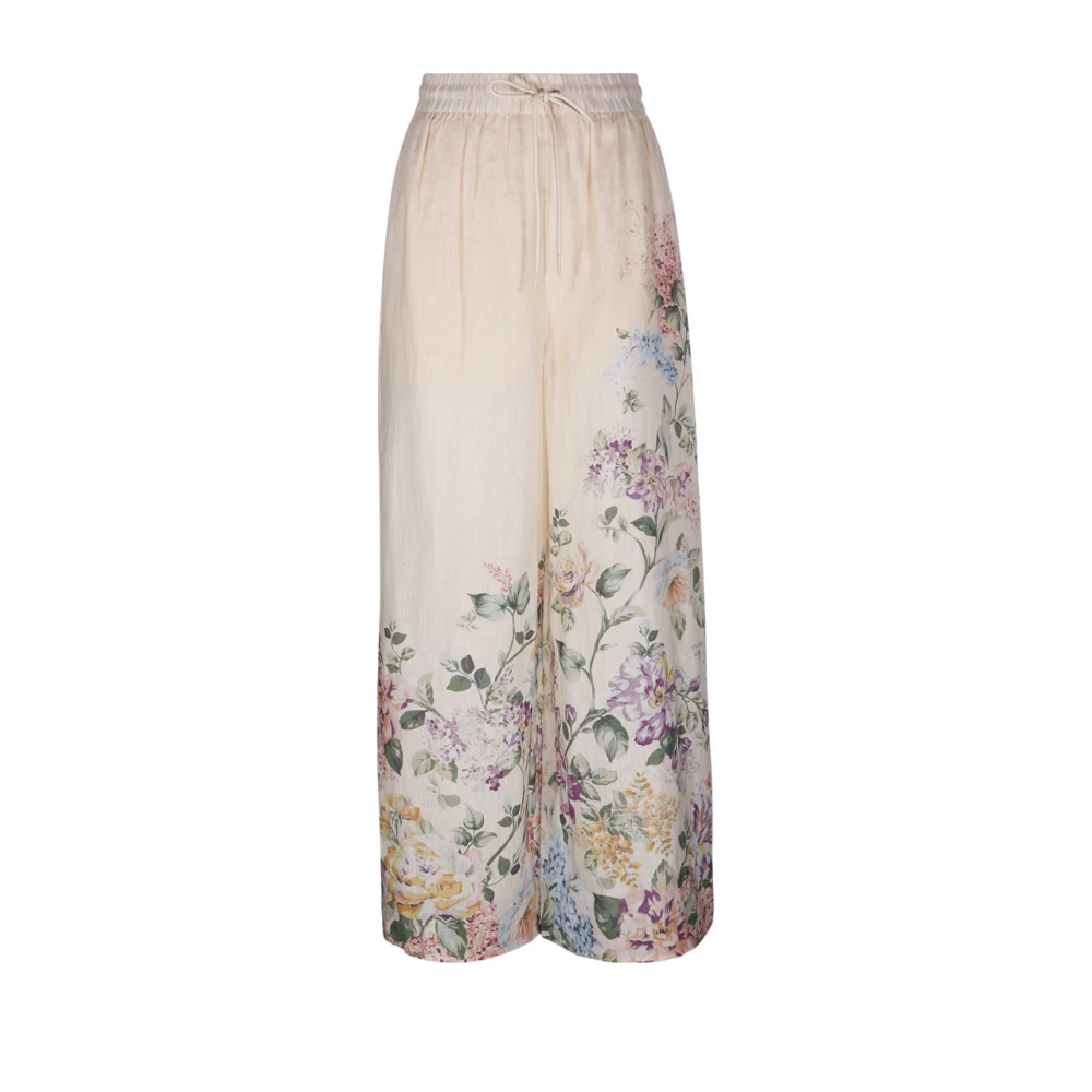 Trousers > Wide Trousers - - Zimmermann - Modalova