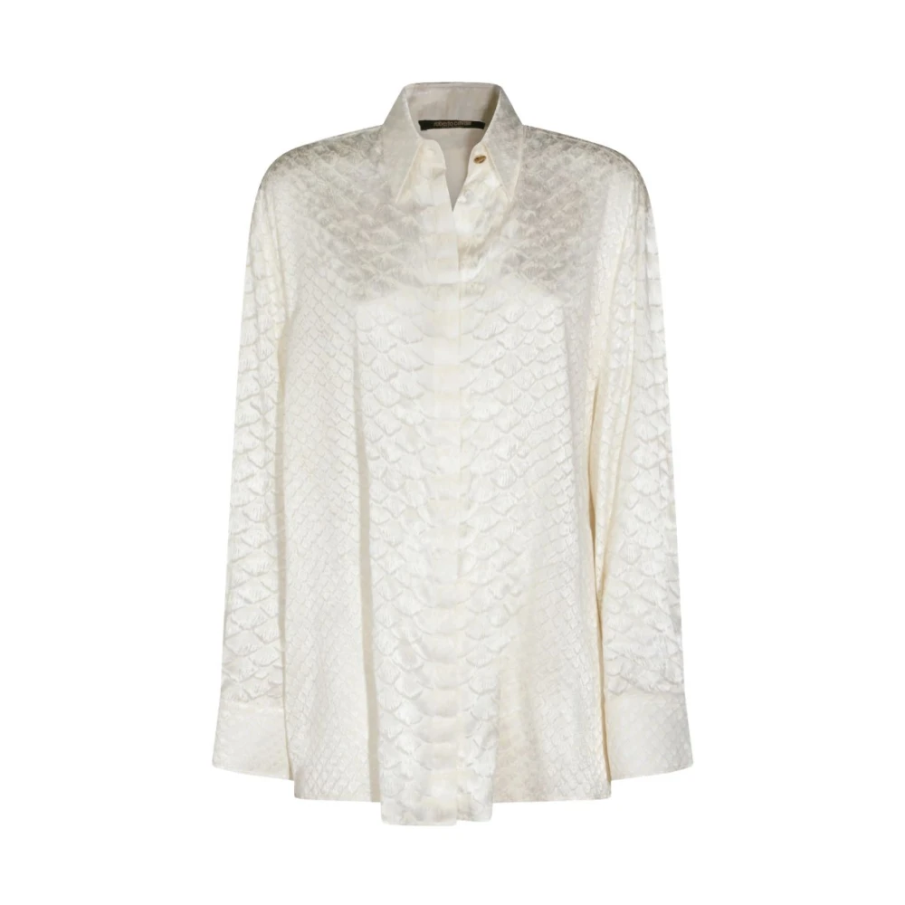 Roberto Cavalli White Shirts, Female, M, Shirts