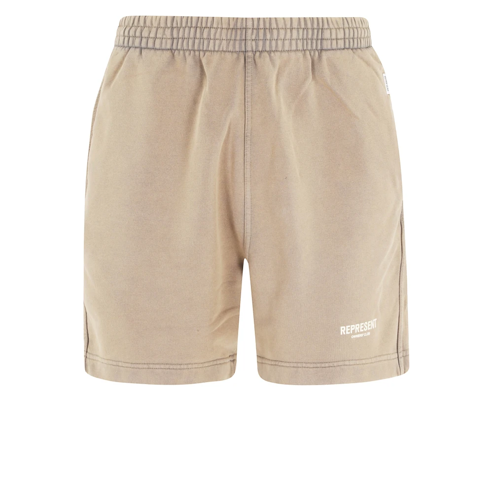 Represent Men's Brown Beachwear, M, Owners Club Short