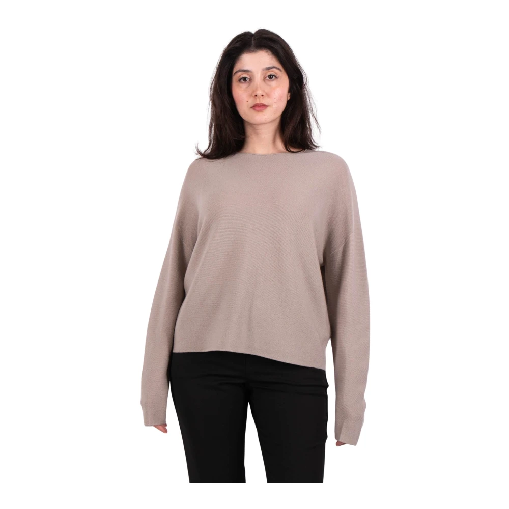 Drykorn Women's Beige Melise Pullover - Round-Neck Knitwear - Xs - Knitwear