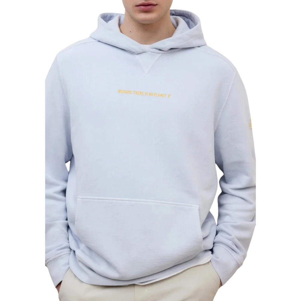 Ecoalf Men's Blue Hoodies, Xl, Barca Sweatshirt