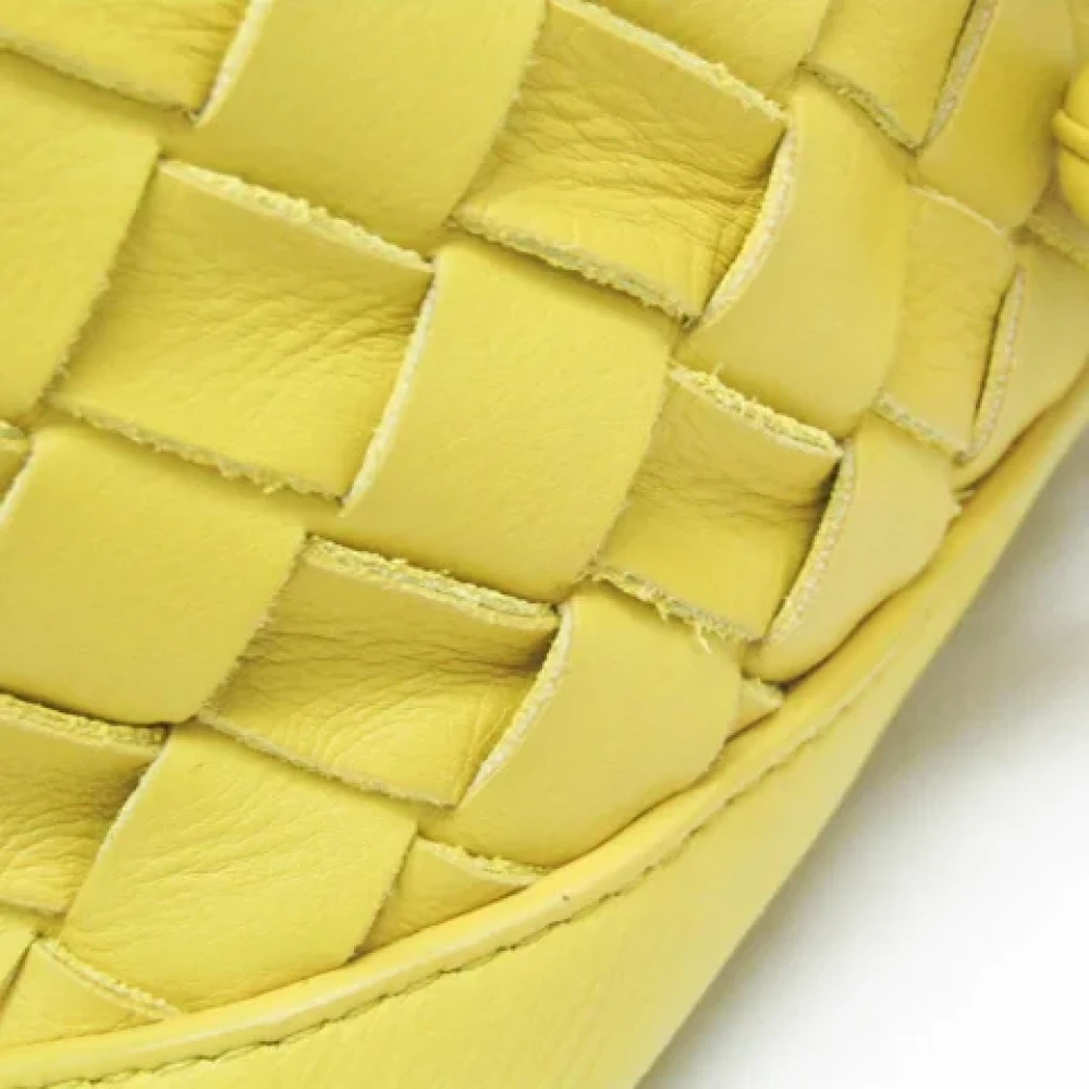 Bottega Veneta Vintage Pre-owned Fabric backpacks Yellow Dames