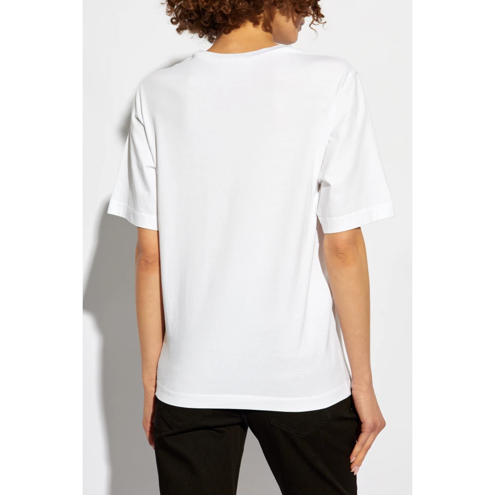 Dsquared2 Bedrukt T-shirt White Dames