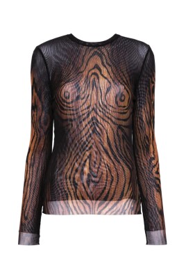 printed-wood-mesh-long-sleeves-top