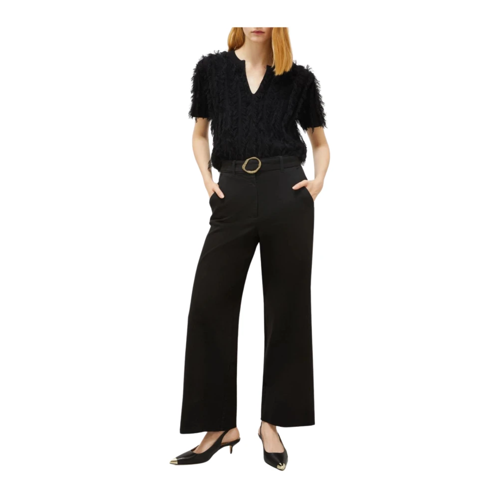 Marella Reseda Broek in Zwart Black Dames