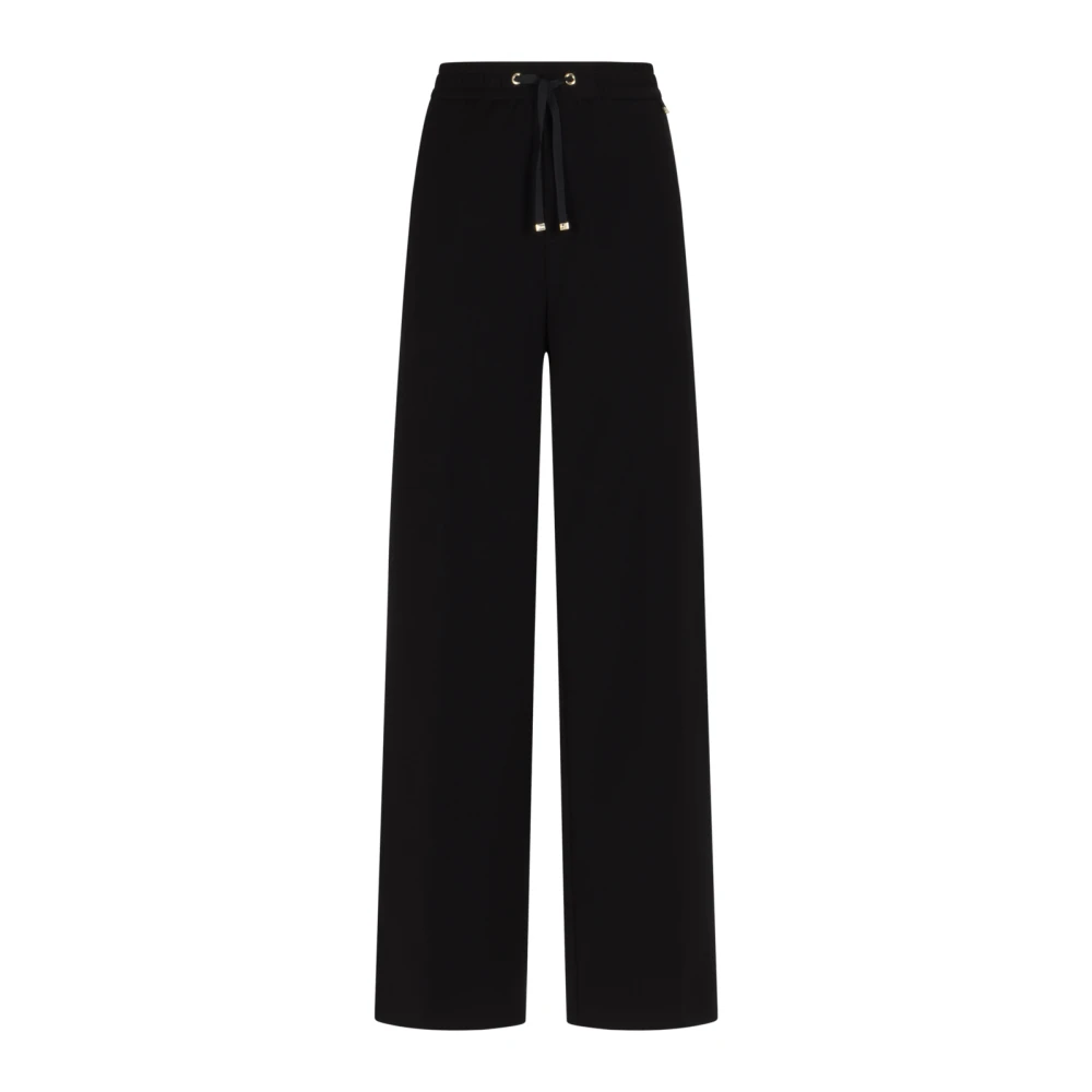 Herno Women's Black Wide Trousers