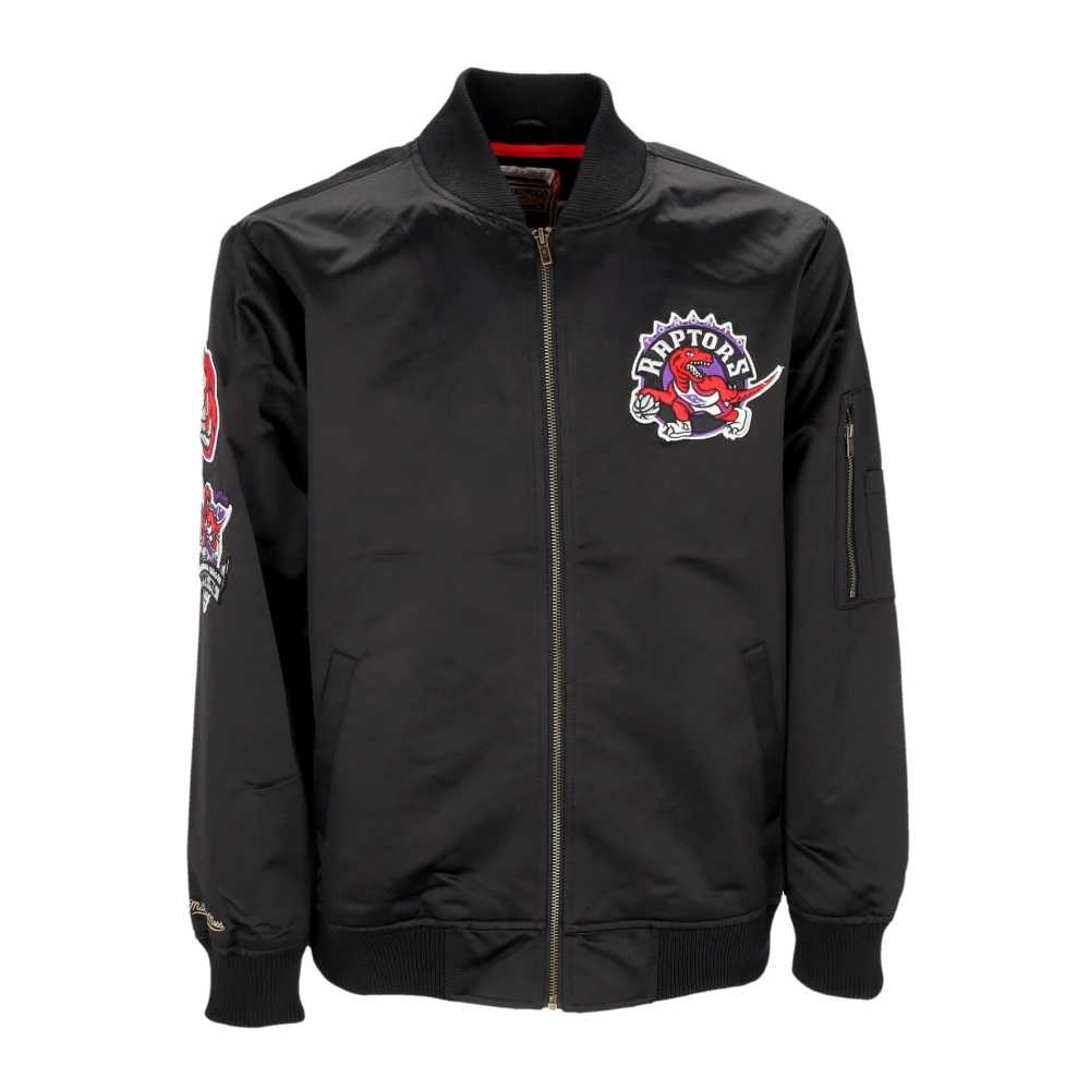 Mitchell & Ness Toronto Raptors NBA Bomberjack Lichtgewicht Satijn Black Heren