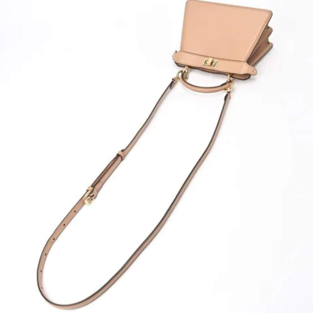 Fendi Vintage Pre-owned Canvas fendi-bags Beige Dames