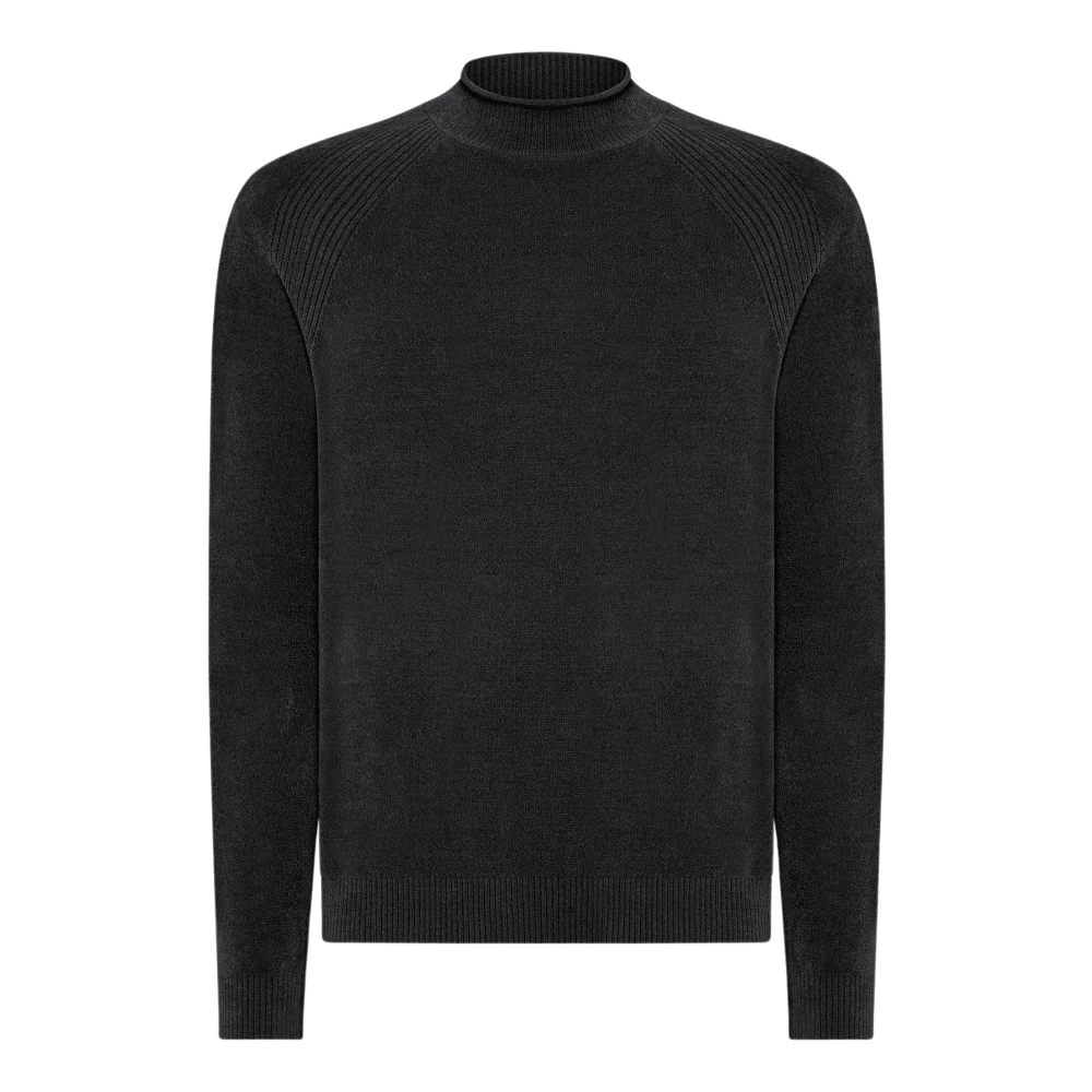Rrd Men's Gray Grey Jumpers - Round-Neck Knitwear - L - Knitwear