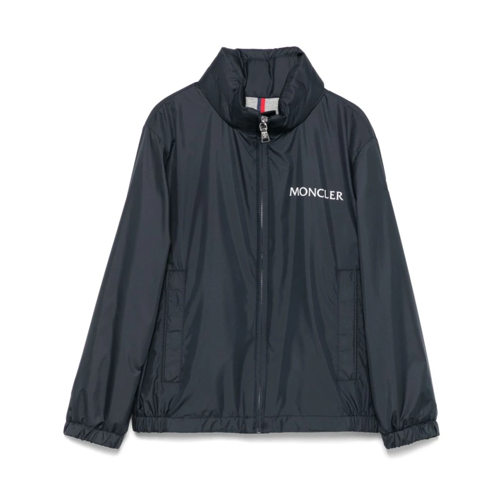 Moncler Blue Warne Jacket - Male - Light Jackets - 10 Y - Kids