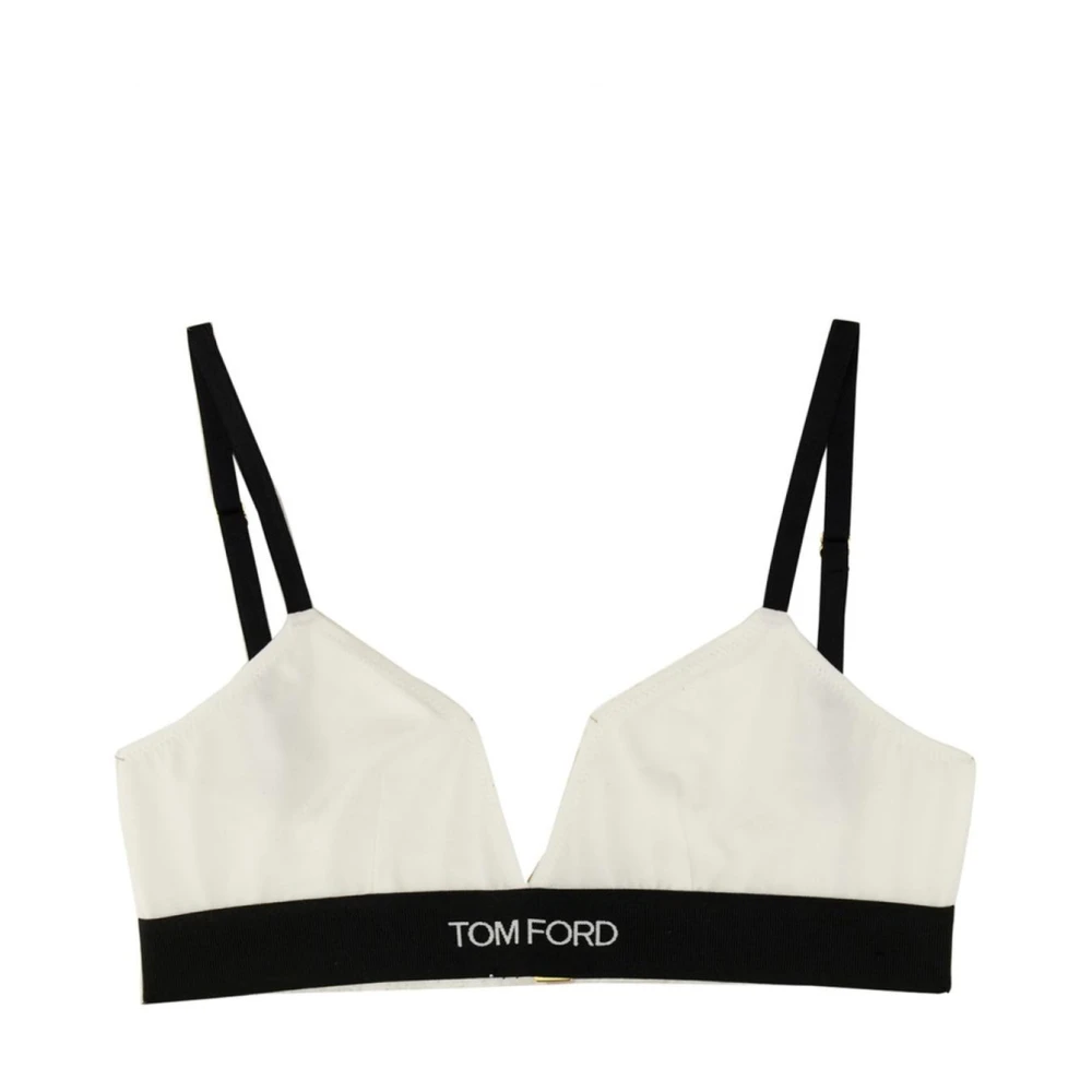 Tom Ford Femme Blanc Sous-Vêtements, Taille: 36 Fr Modal Signature Bra