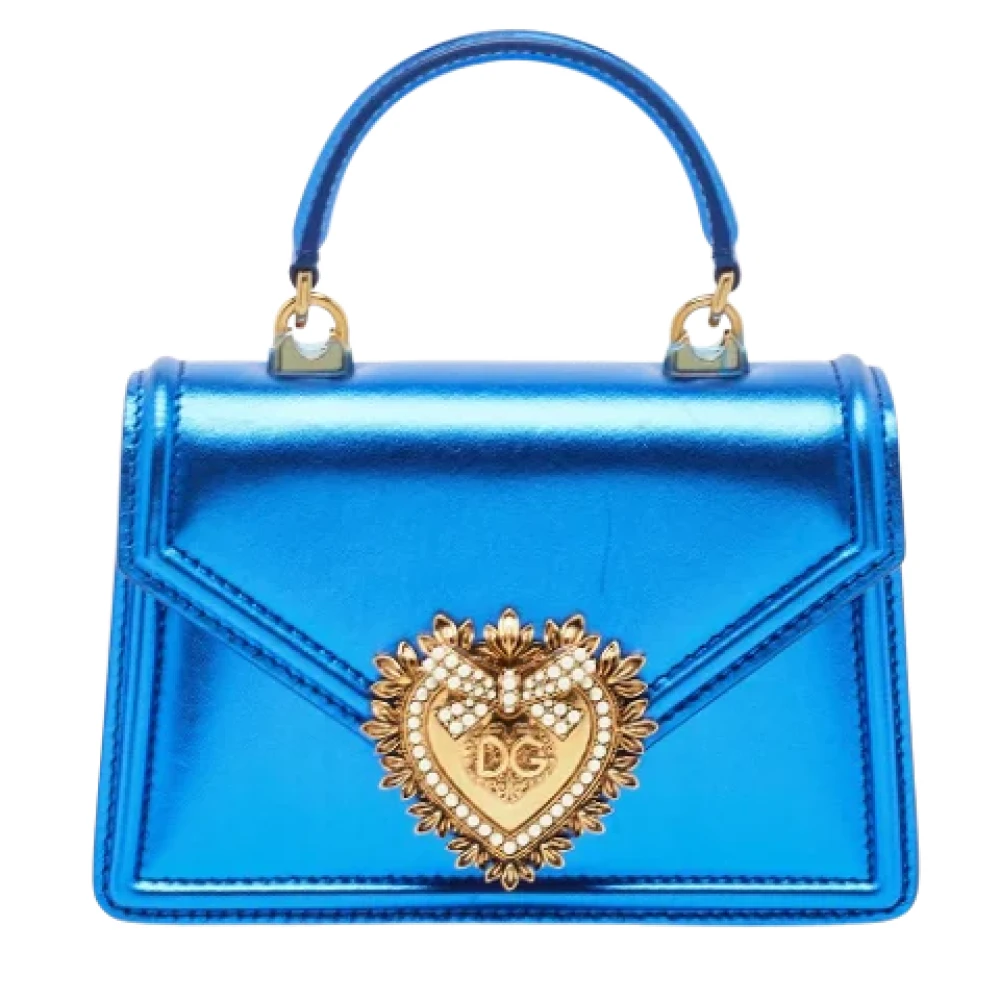 Dolce & Gabbana Pre-owned Leather handbags Blue Dames