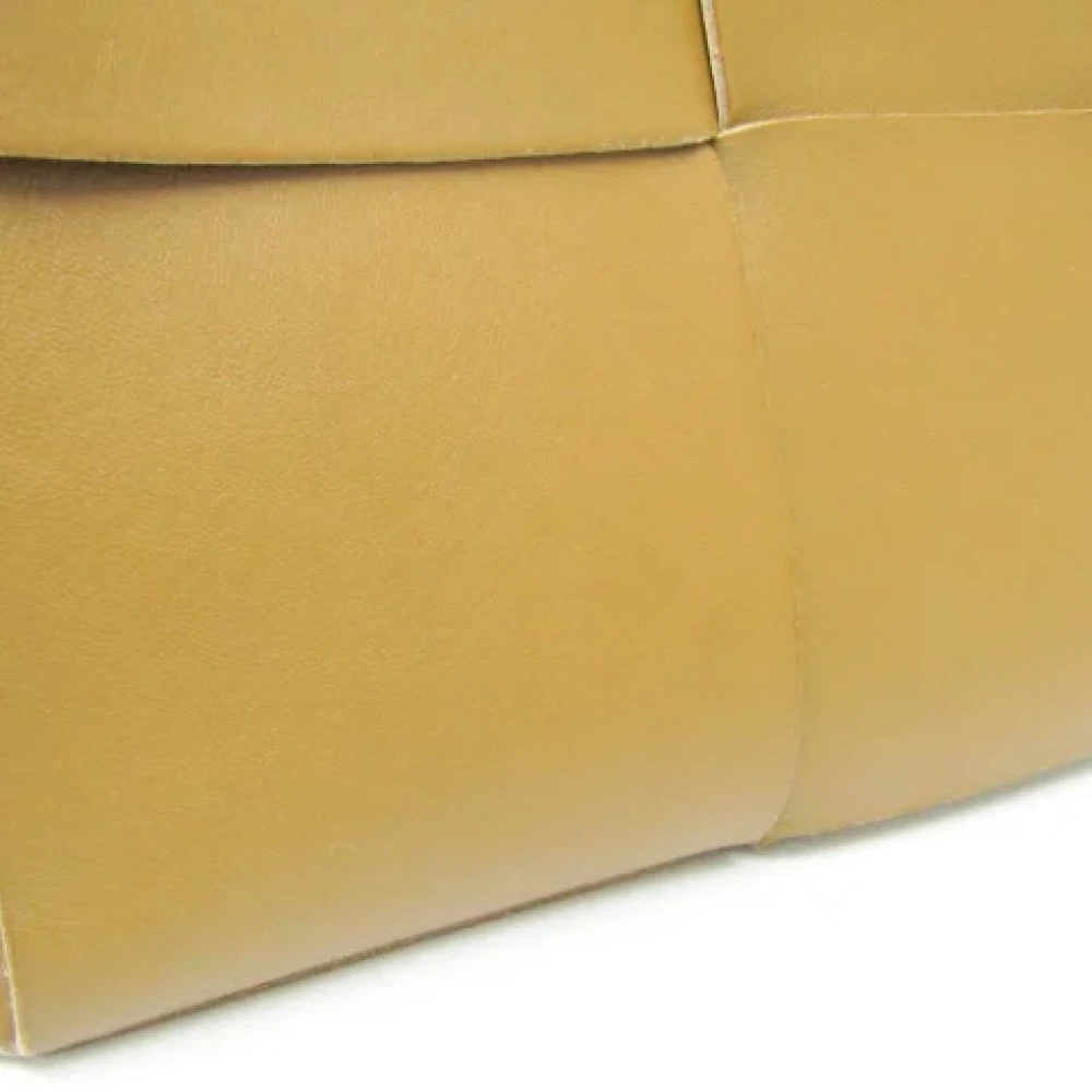 Bottega Veneta Vintage Pre-owned Leather handbags Beige Dames