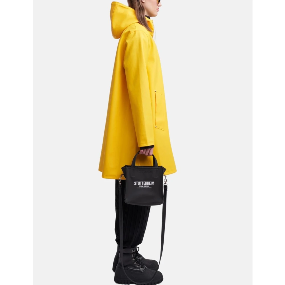 Stutterheim Gele A-lijn regenjas Mosebacke Yellow Dames
