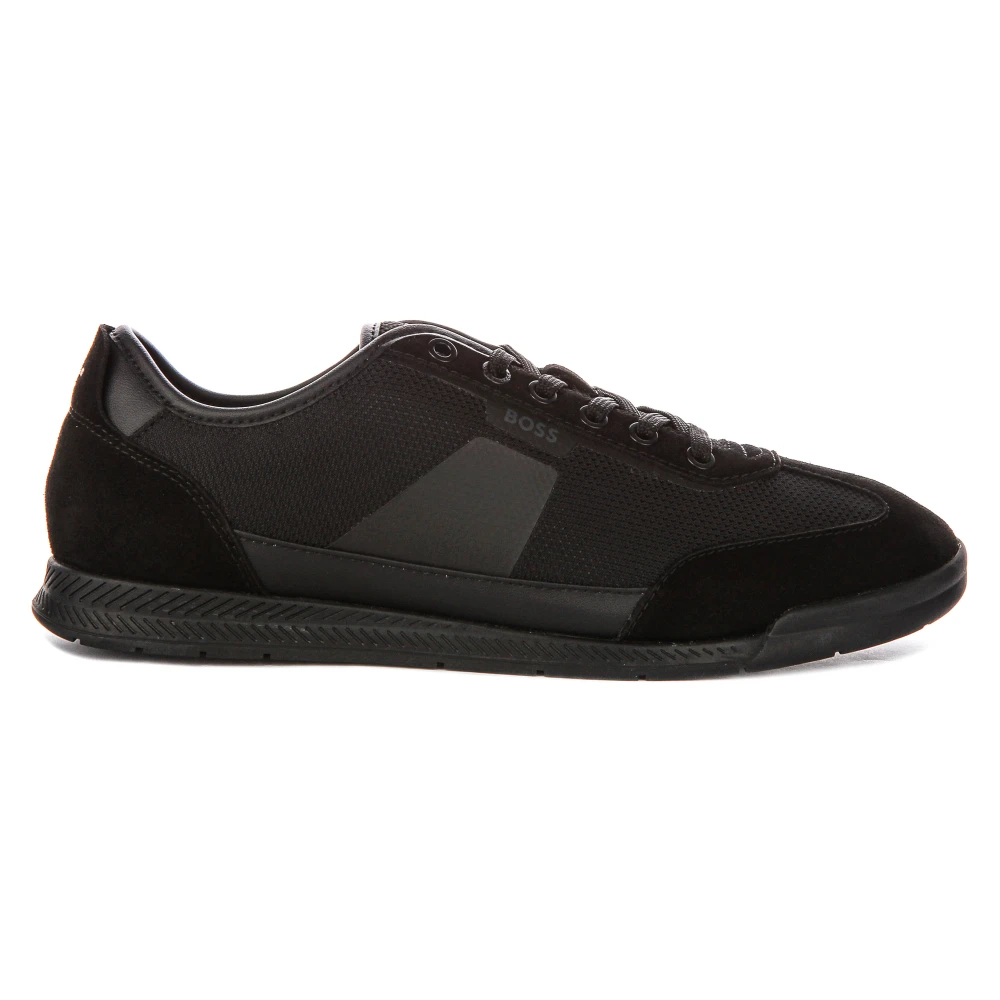 Hugo Men's Black Sneakers, 11 Uk, Nitan Lowp Tx