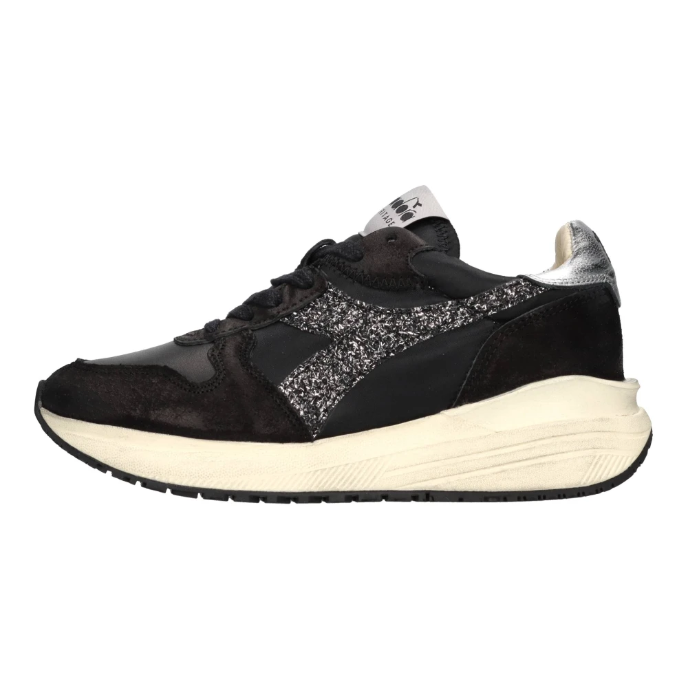 Diadora Venus Glitter Dirty Dames Schoenen Zwart