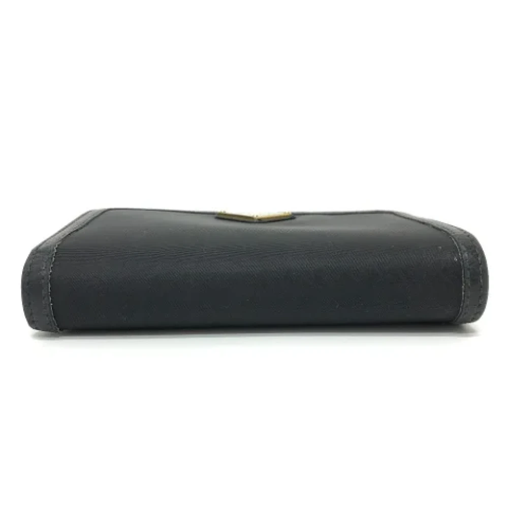Prada Vintage Pre-owned Leather wallets Black Dames