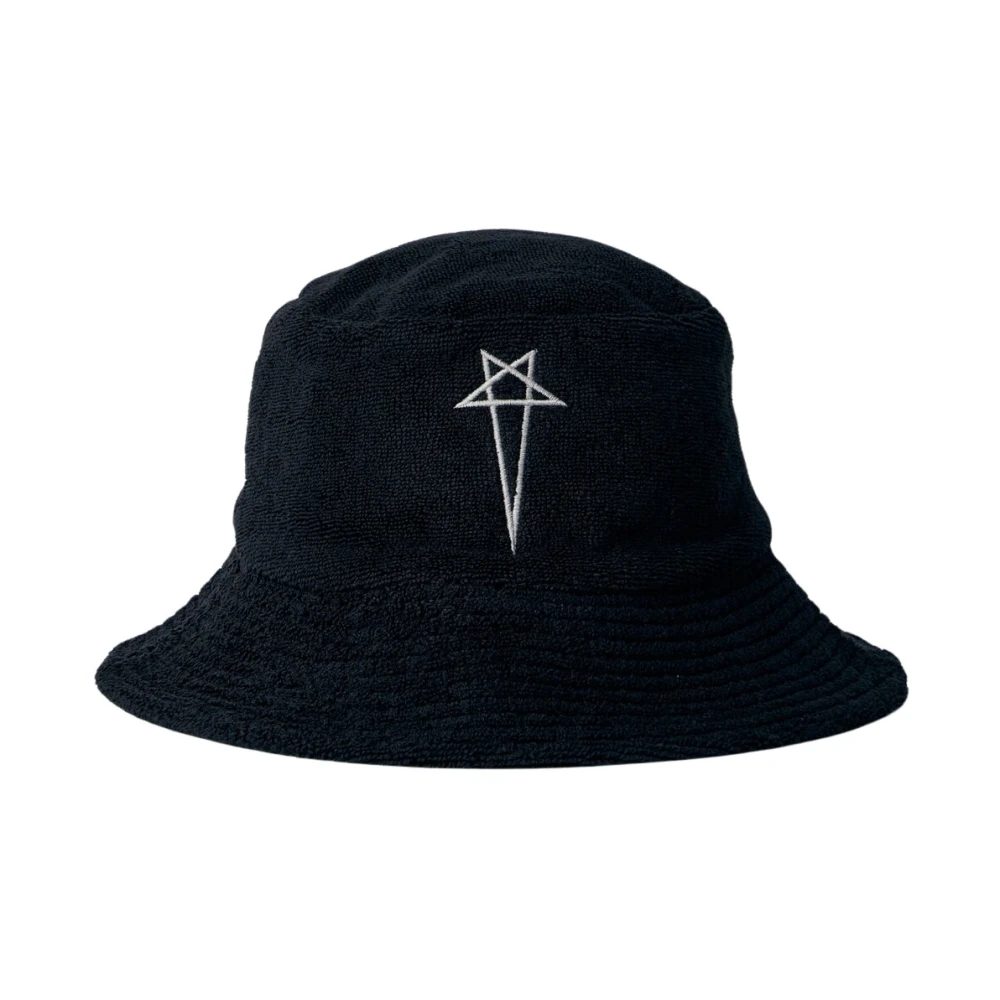 Rick Owens Beach Bucket Hat - Unisex - Accessories - Black - One Size - Accessories