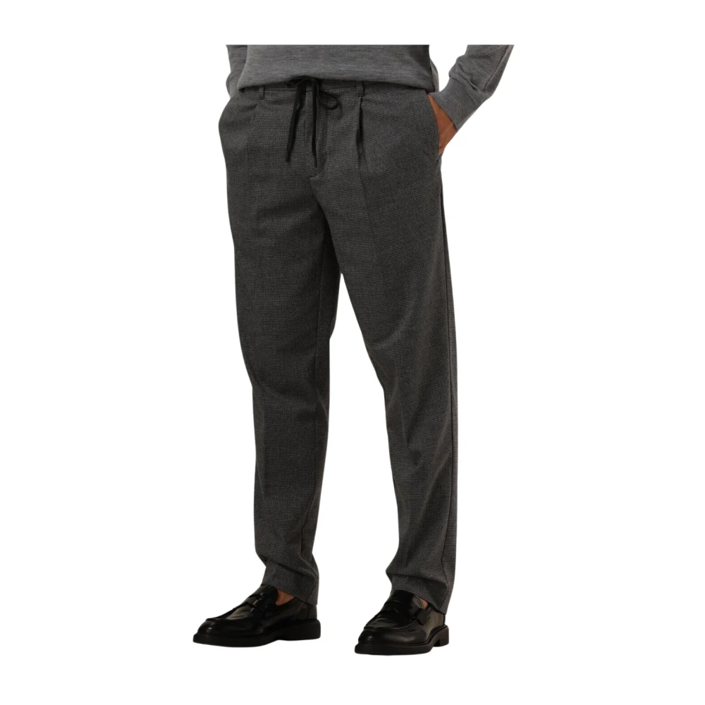 Selected Homme Moderne Tapered Plooibroek Gray Heren