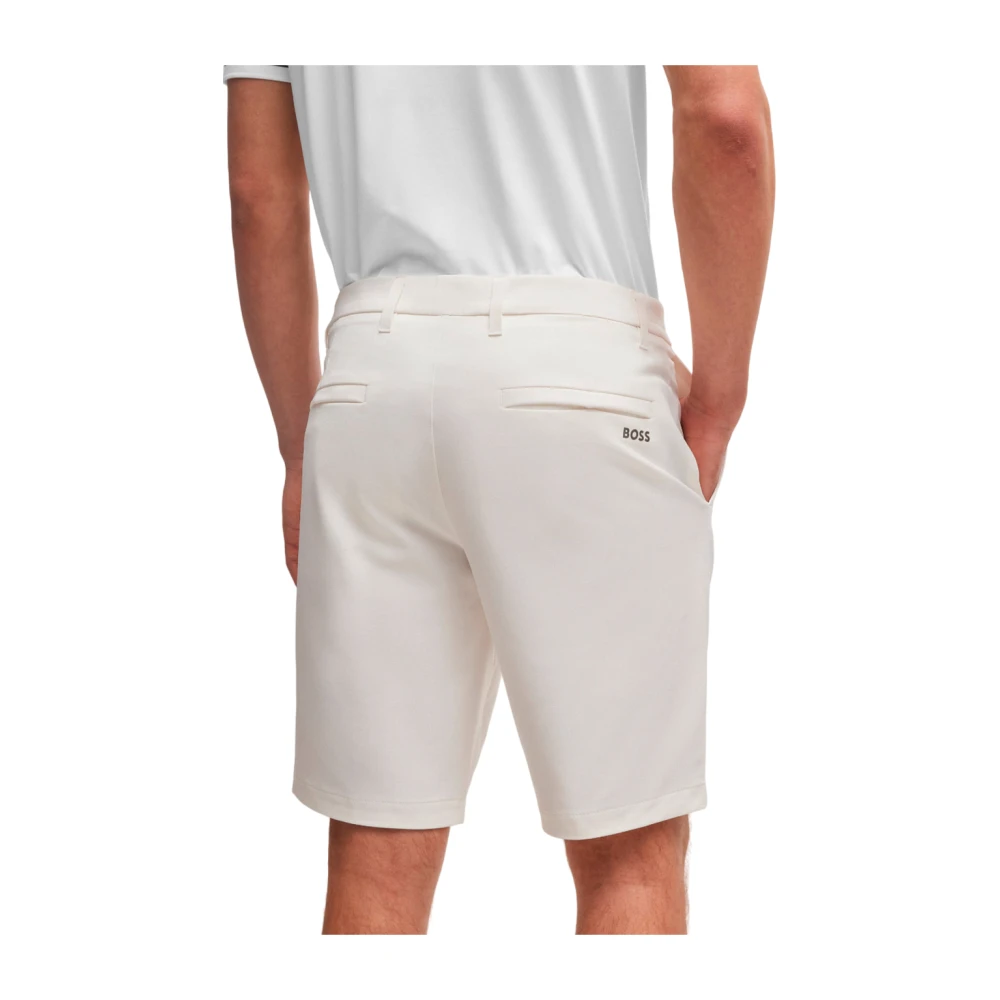 Boss Op Maat Gemaakte Bermuda Shorts White Heren