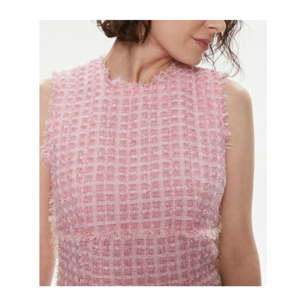 Silvian Heach Elegante Mini Jurk voor Vrouwen Pink Dames