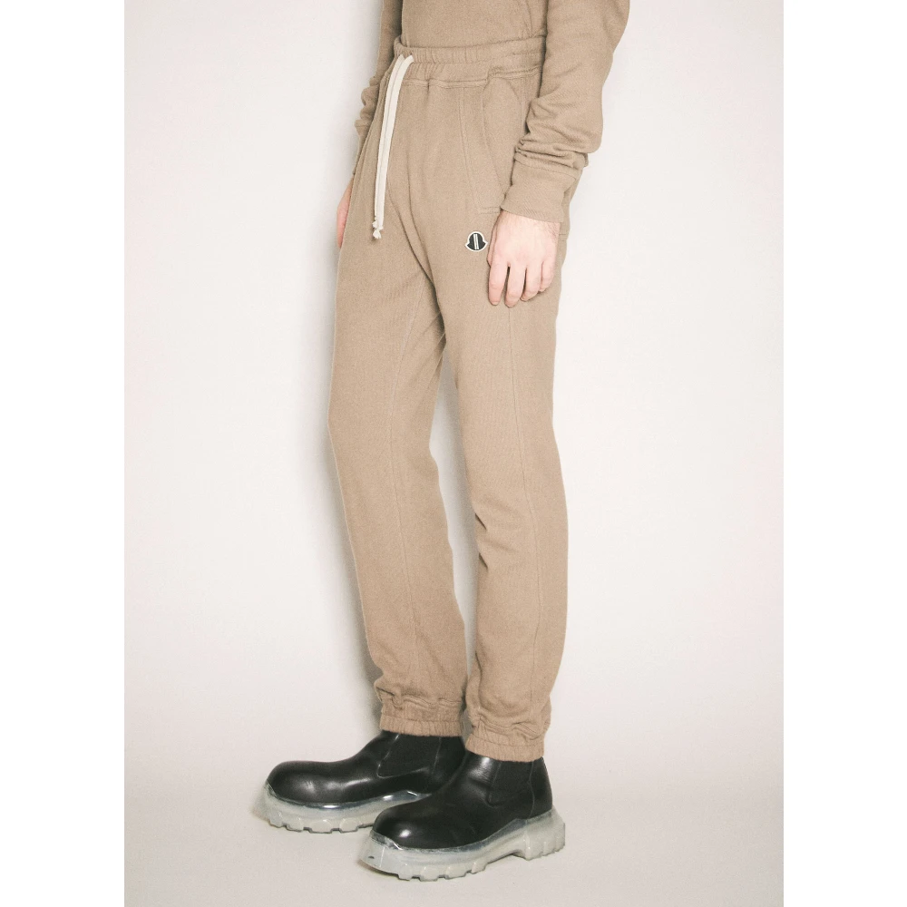 Moncler Katoenen Gebreide Trainingsbroek Beige Heren