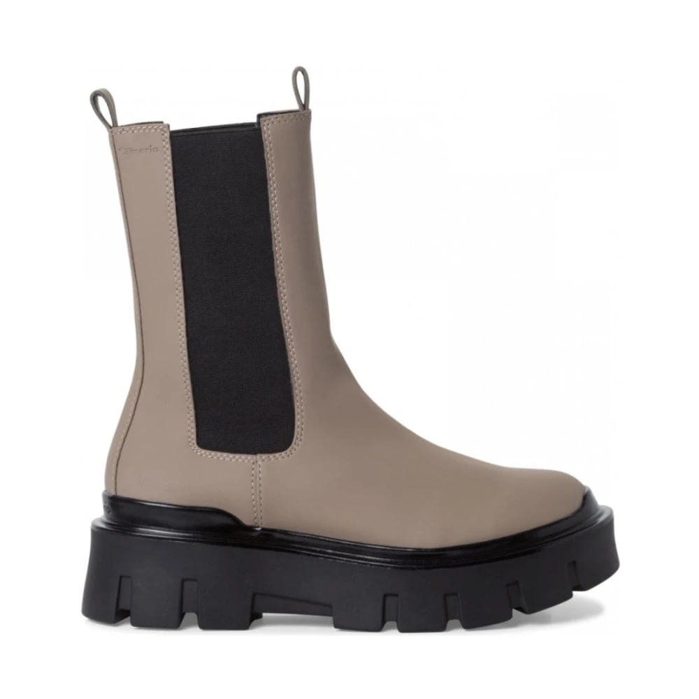Tamaris Women's Brown Stylish Casual Closed Booties - Chelsea Boots - 6 Uk - Shoes