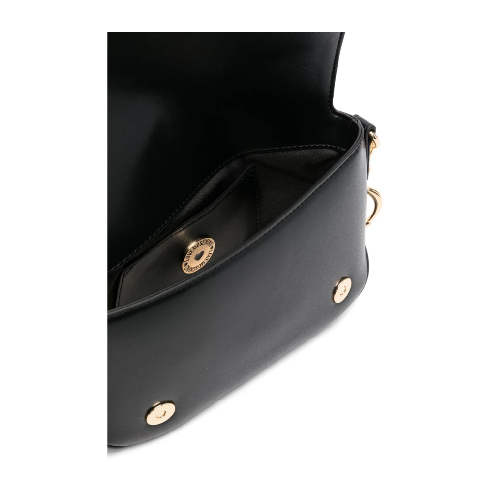Love Moschino Zwarte schoudertas voor vrouwen Black Dames