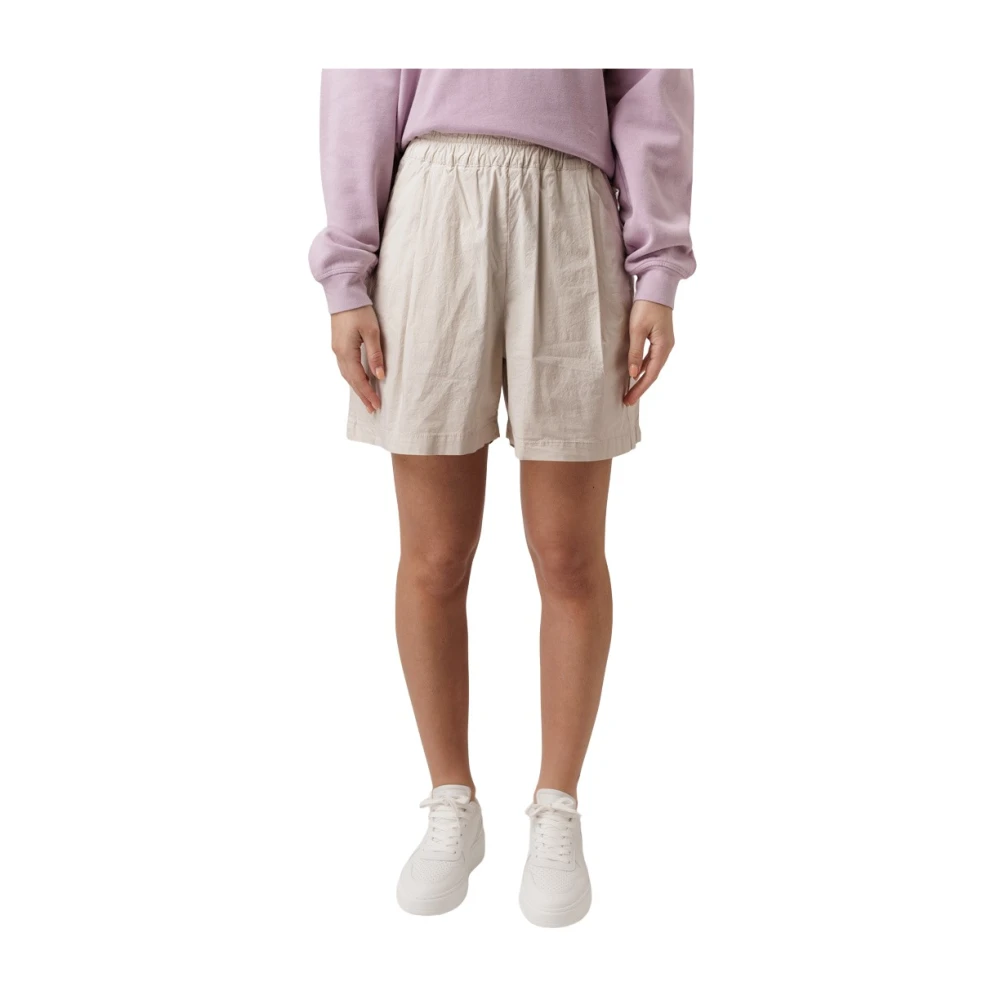 10Days Lichte Safari Shorts Beige Dames
