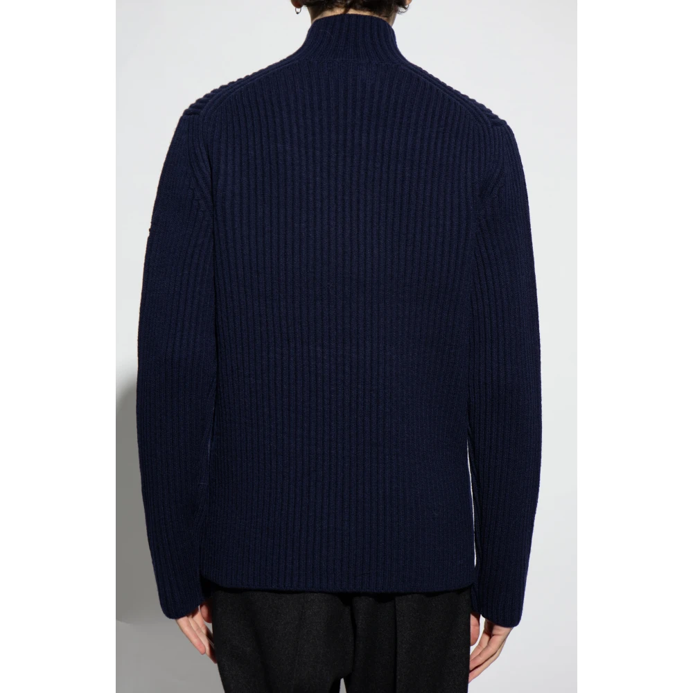 Norse Projects Wollen coltrui Blue Heren