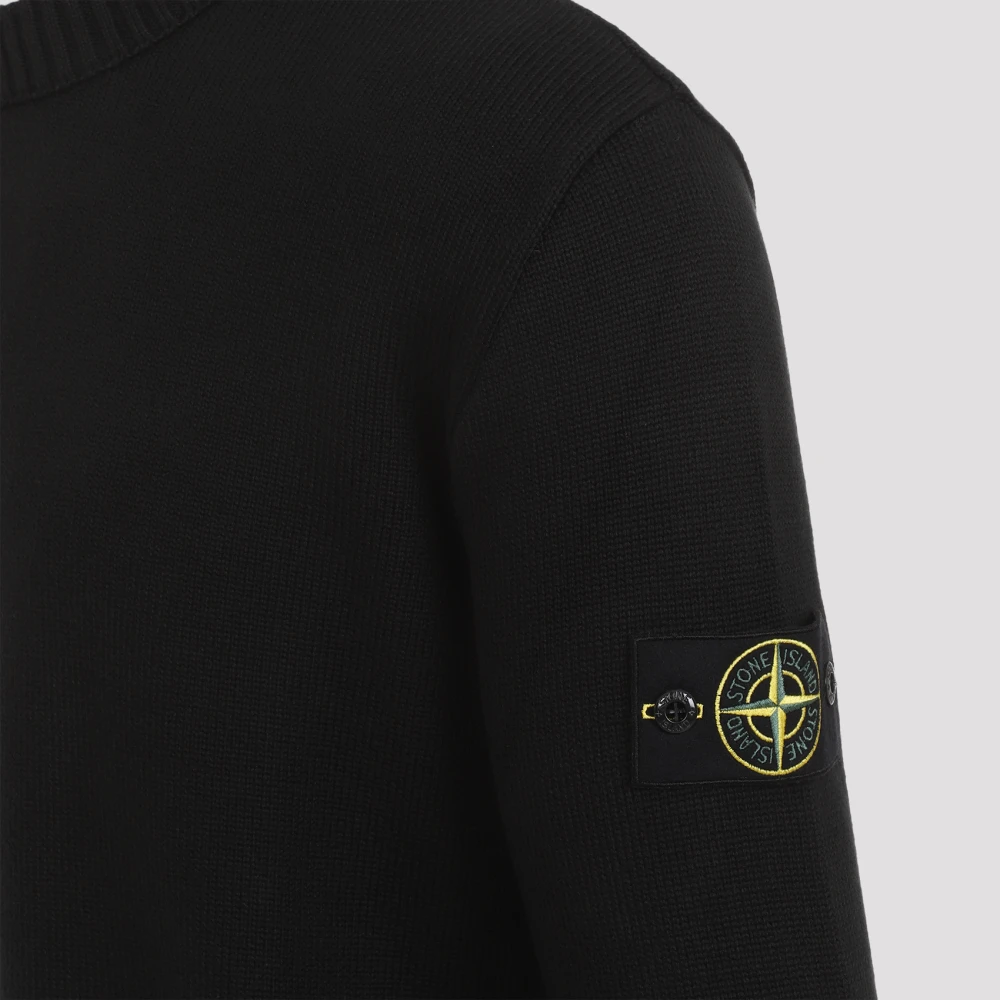 Stone Island Zwarte Maglia T-shirt Black Heren