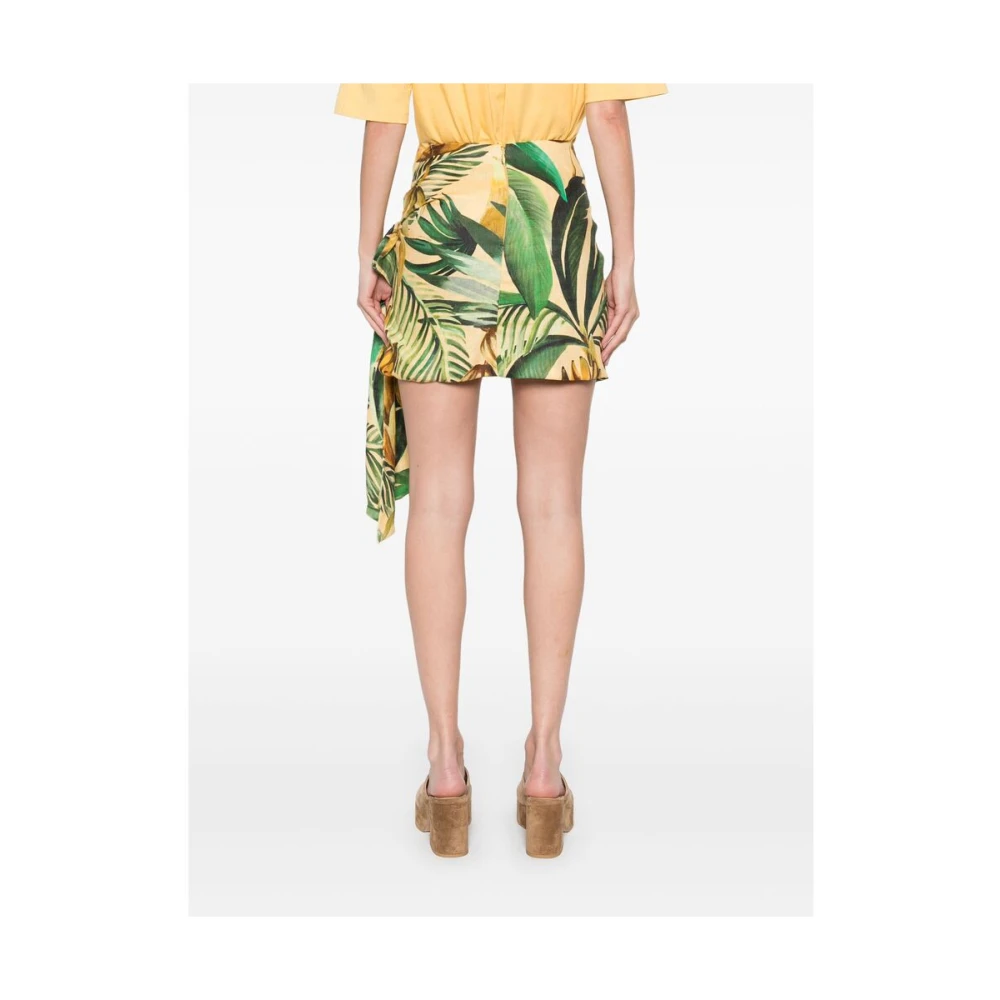 Farm Rio Gele Banaan Rok Multicolor Dames