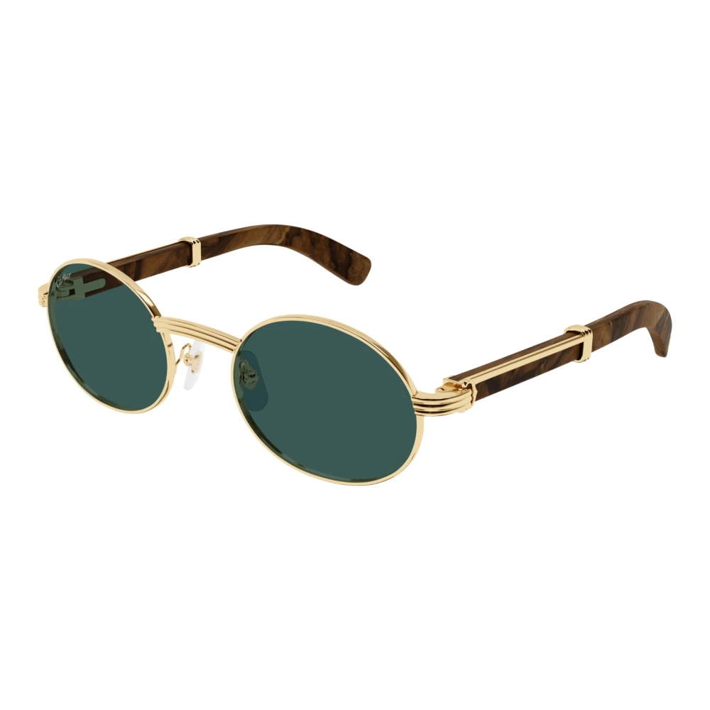 Cartier Men's Yellow Sunglasses, 53 Mm, Ct0464s Sunglasses