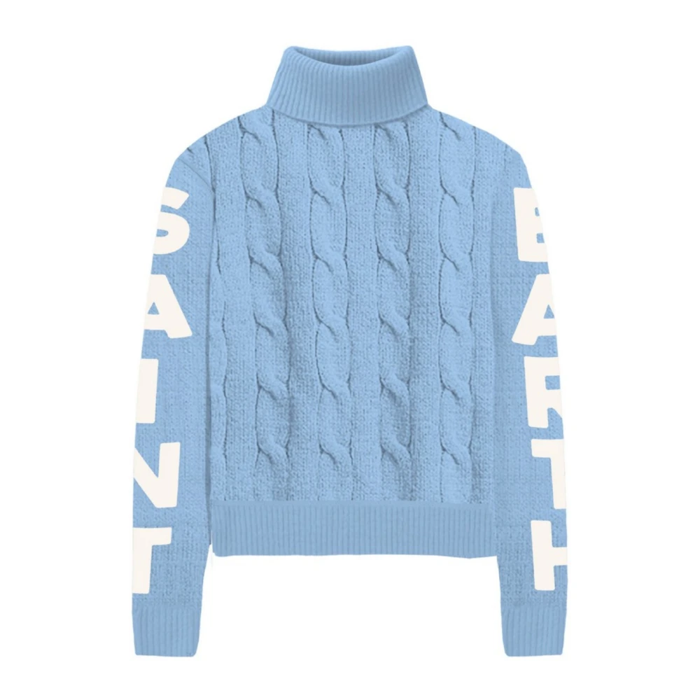 MC2 Saint Barth Blauwe Sweaters voor Mannen Blue Dames
