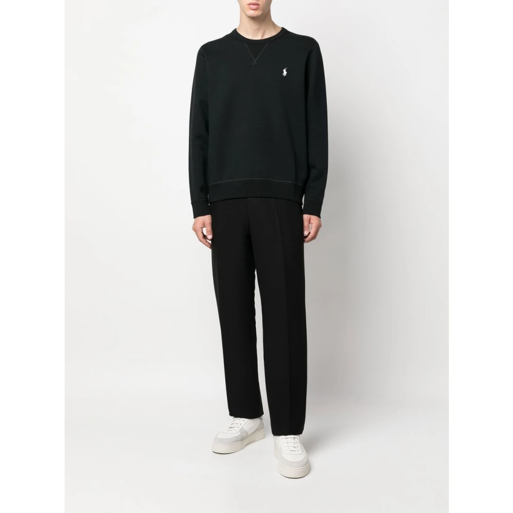 Ralph Lauren Polo Black Cre Am Sweatshirt Black Heren