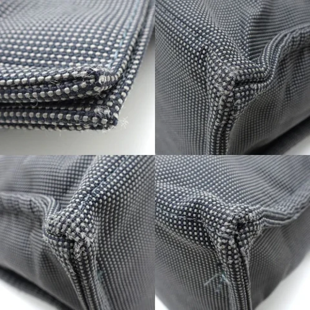 Hermès Vintage Pre-owned Canvas handbags Gray Dames