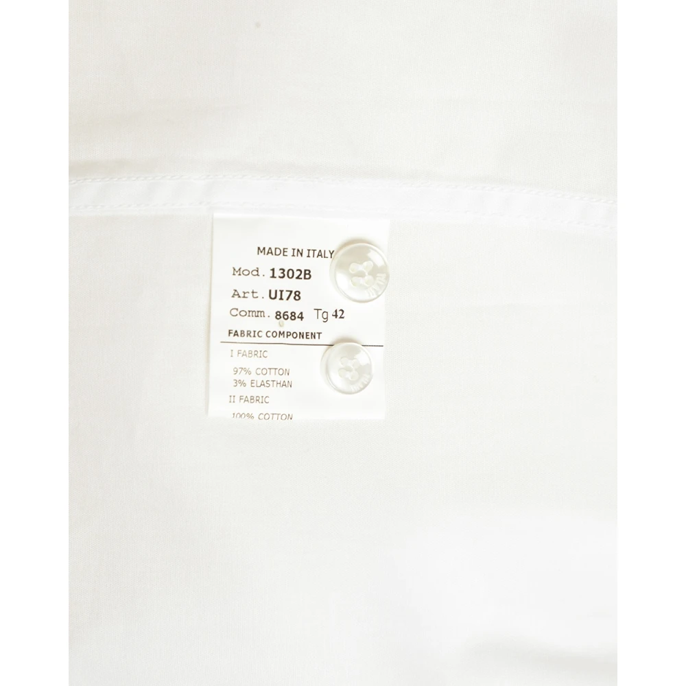 Alviero Martini 1a Classe Casual Katoenen Overhemd White Heren