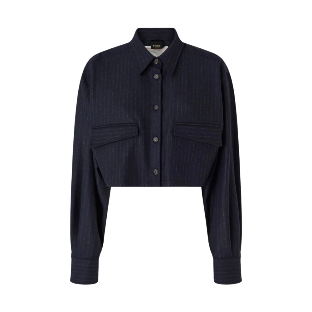 Pinko Taurasi Shirt - Female - Shirts - Blue - M/L - Blouses & Shirts