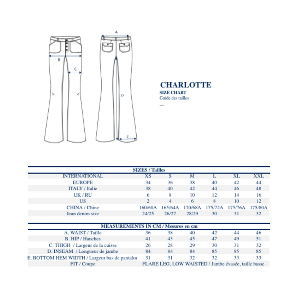 Ines De La Fressange Paris Gestreepte Flare Broek Beige Dames