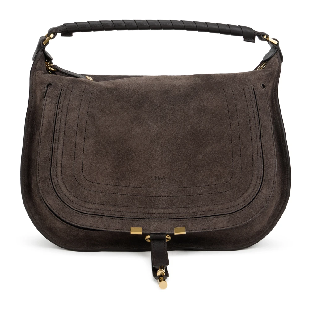 Chloé , Handbags, Female, Brown, One Size, Marcie Shoulder Bag
