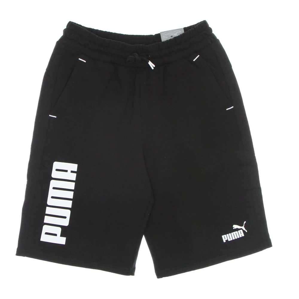 Puma Colorblock Casual Shorts Zwart Black Heren