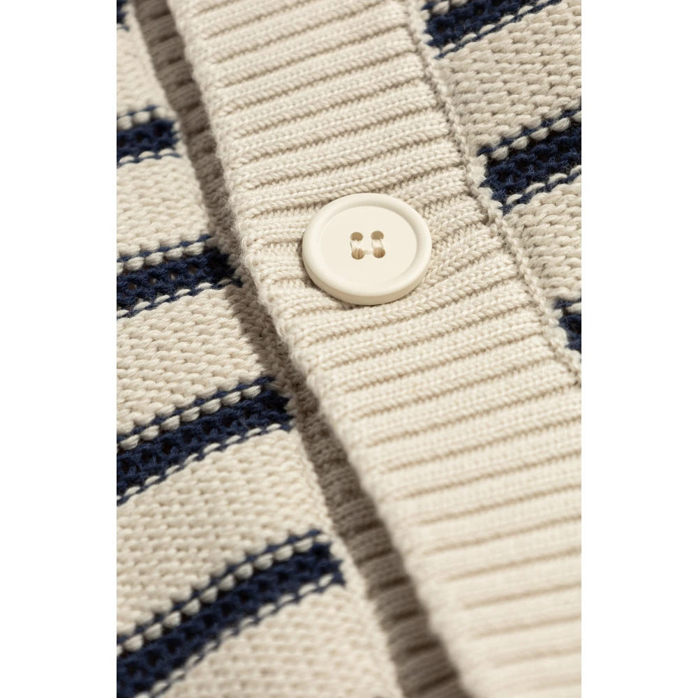 MM6 Maison Margiela Vintage Effect Cardigan Gray Dames